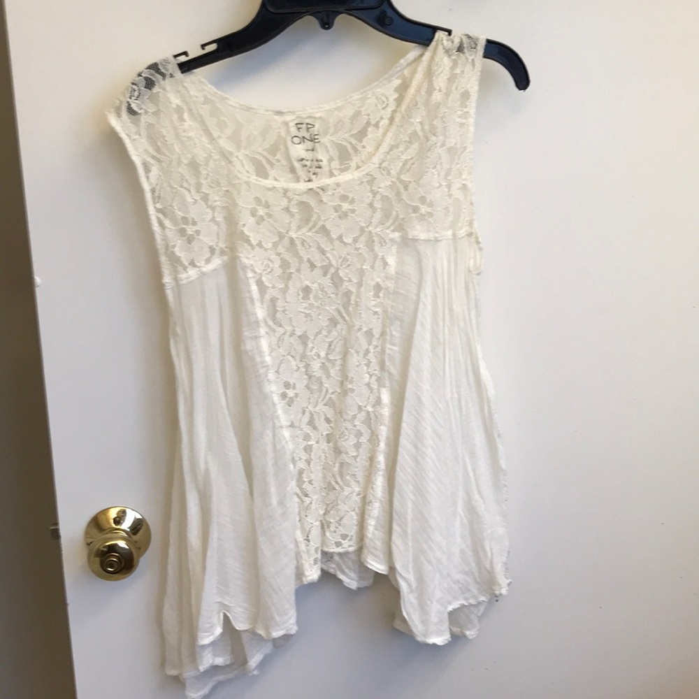 Off white tank